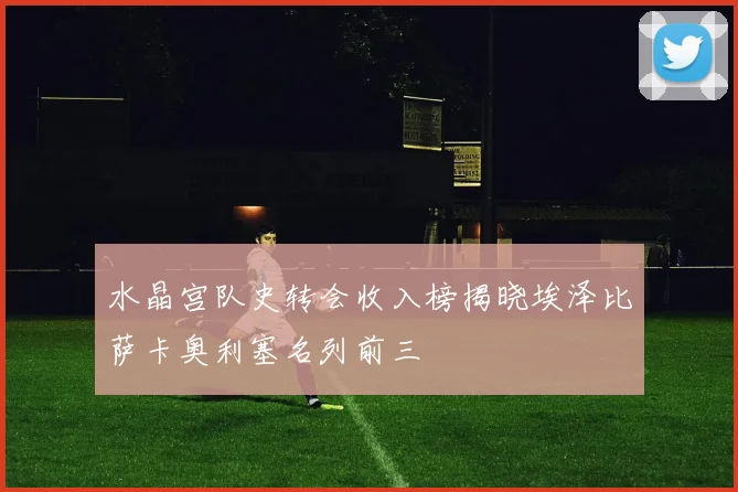 水晶宫队史转会收入榜揭晓埃泽比萨卡奥利塞名列前三